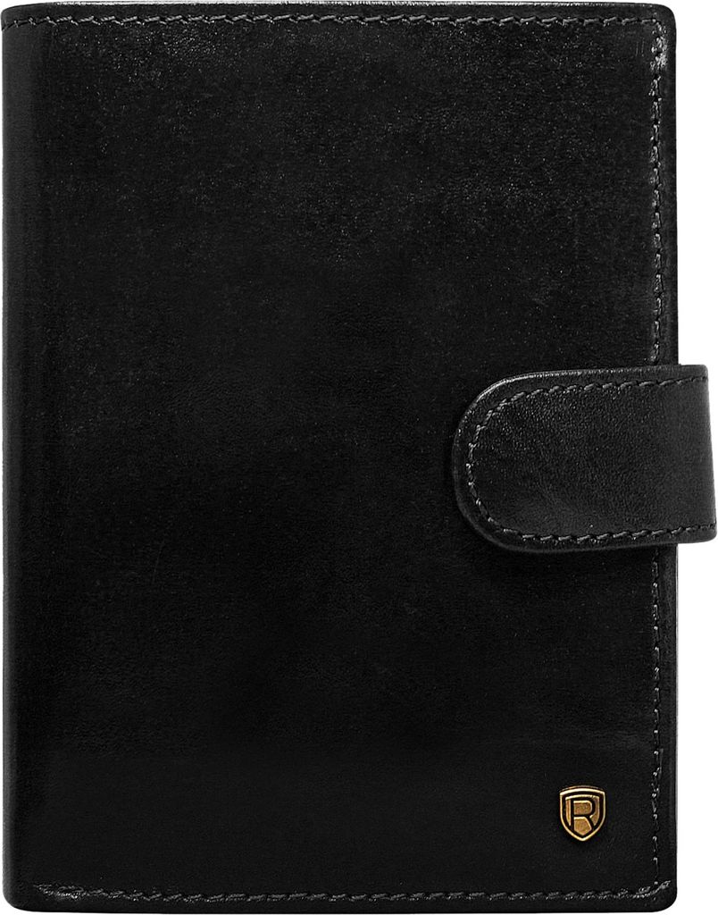 Rovicky Portemonnaie aus Leder für Männer N575L-RVT-47_19213 schwarz One size