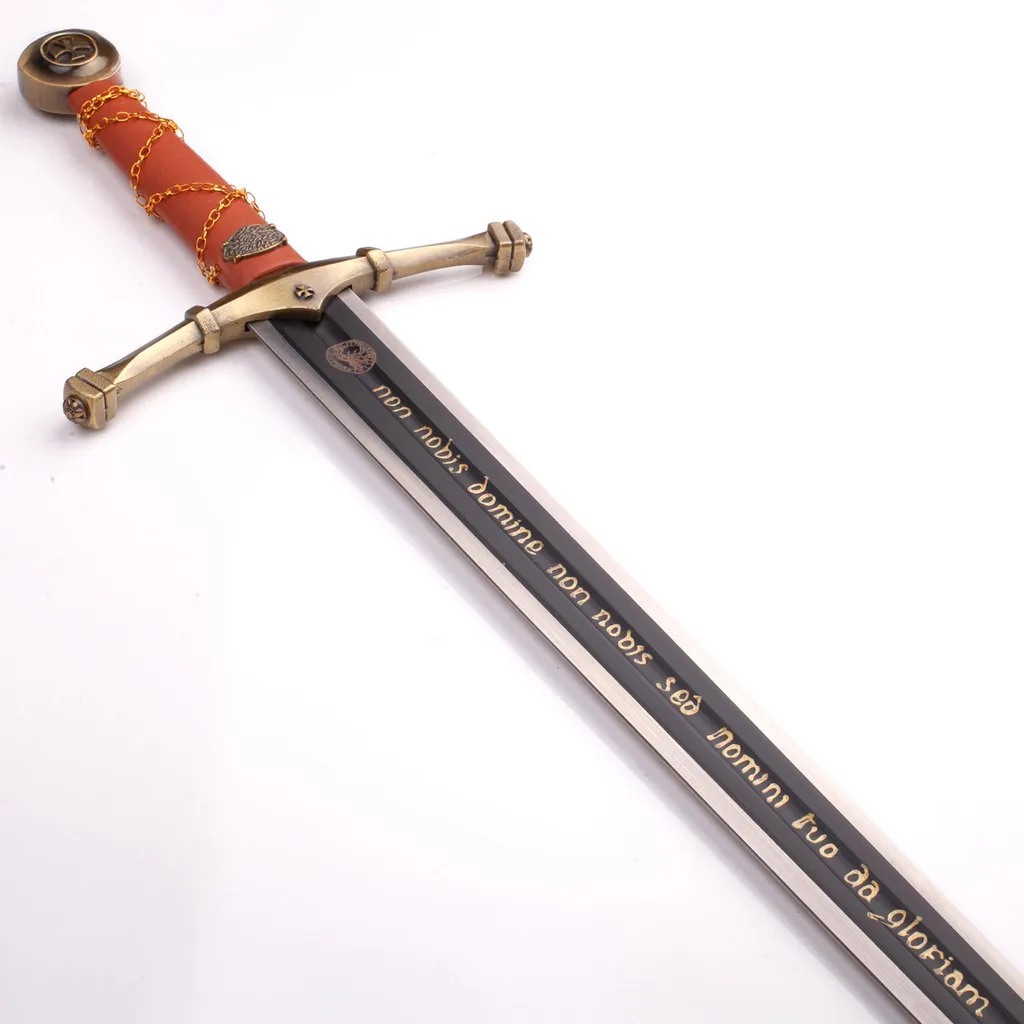 Épée de Templier Médiévale Artisanale en Acier pour Reconstitution - 4