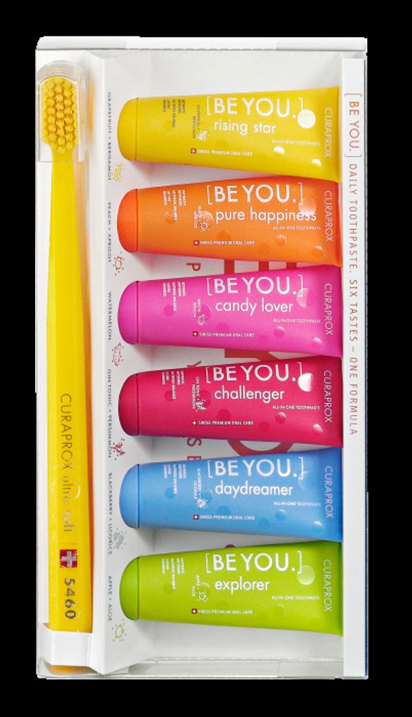 Curaprox Be You Confezione combinata 6x pasta 10 ml + Immagine del prodotto 
