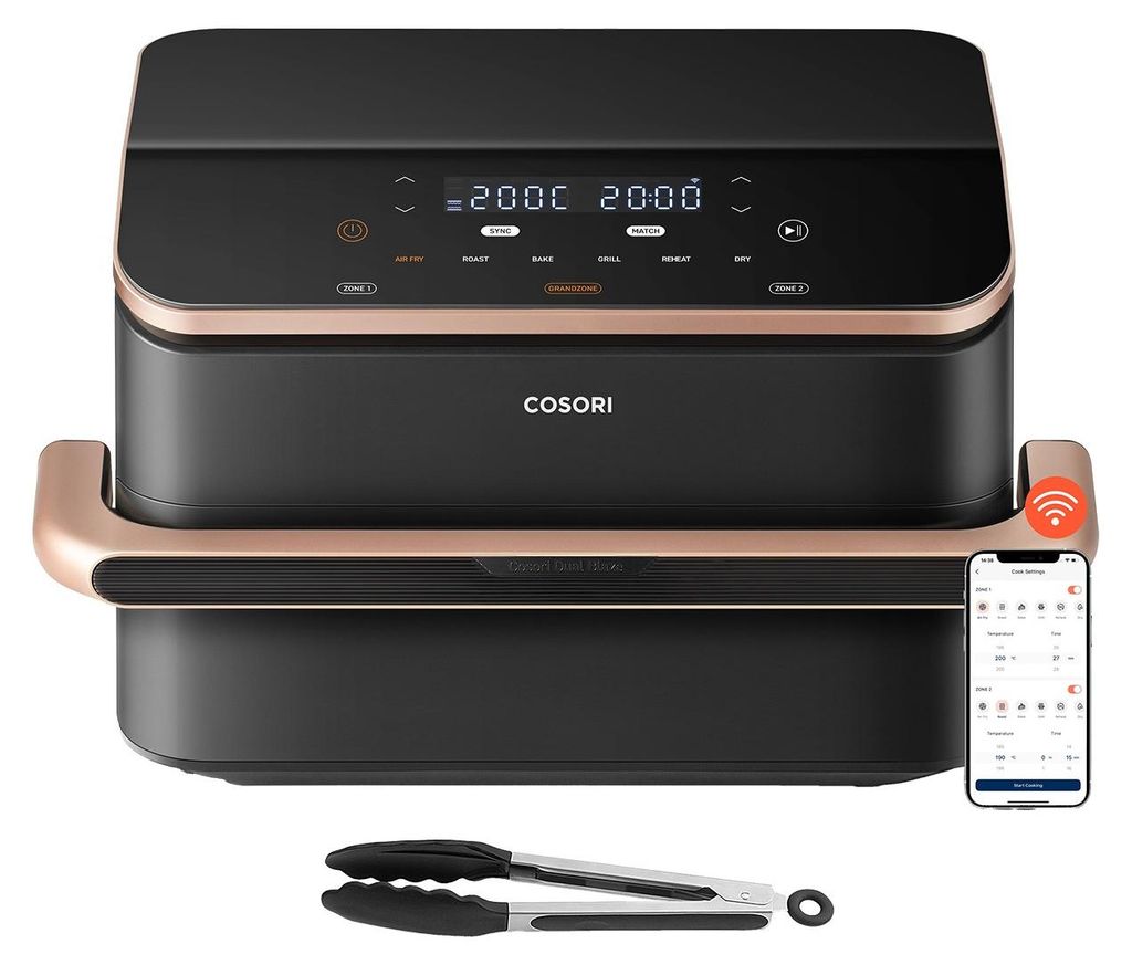 Cosori Dual Blaze Twinfry Chef Edition, heteluchtfriteuse, Productafbeelding 