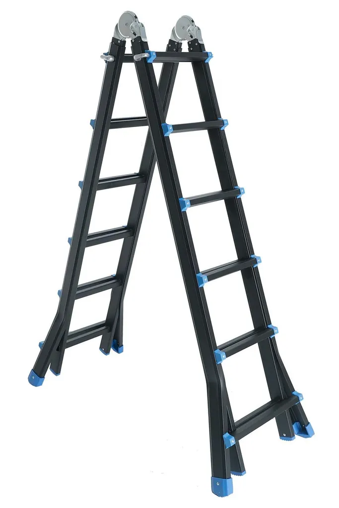 Échelle multi-échelle pliante 4x6 marches 5,15 m aluminium MARK TOOLS PRO