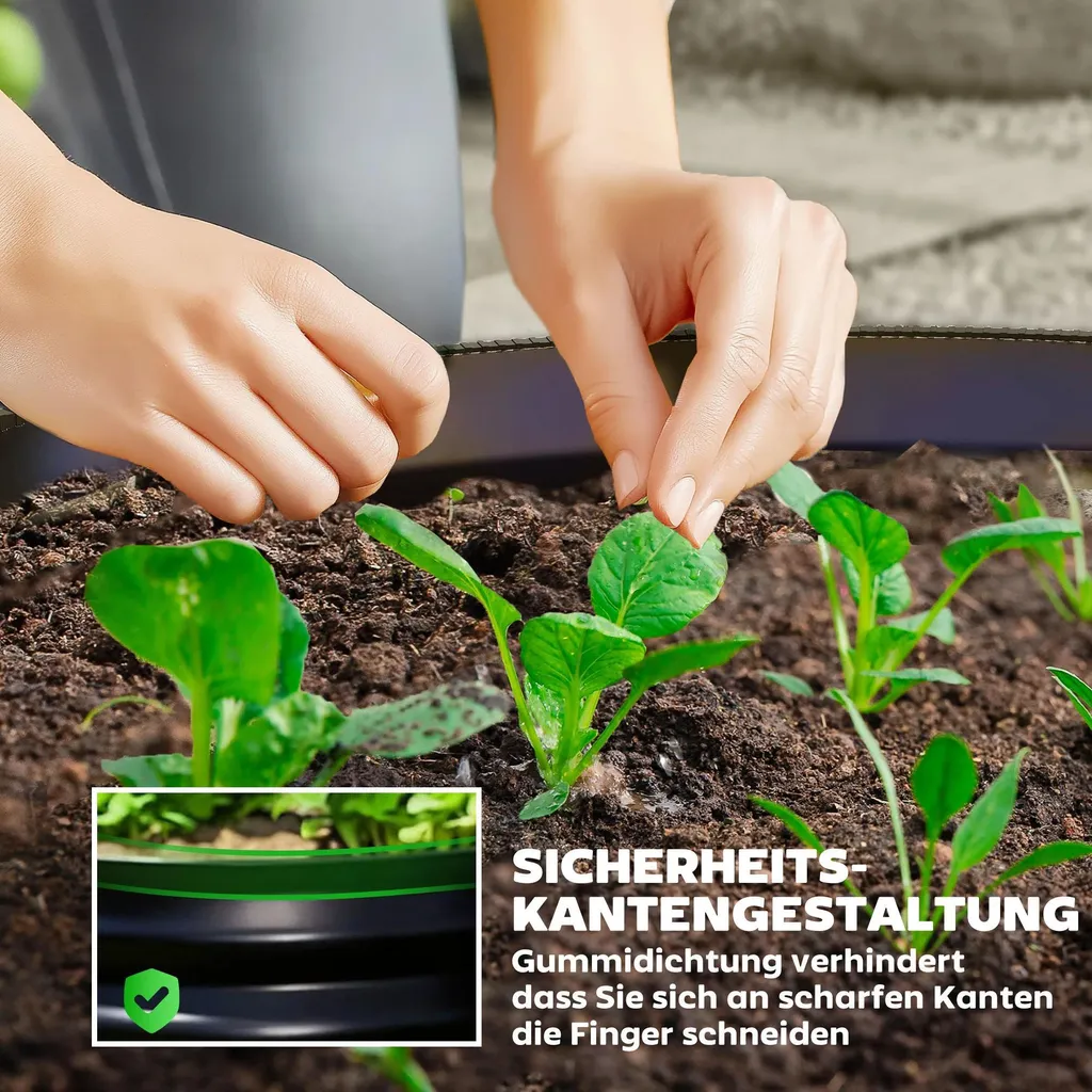 Double châssis de culture en acier résistant pour potager et balcon 1m - 5