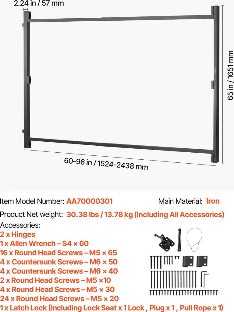 Rail Porte Coulissante SucceBuy : Solution pour Passage Large 240 cm