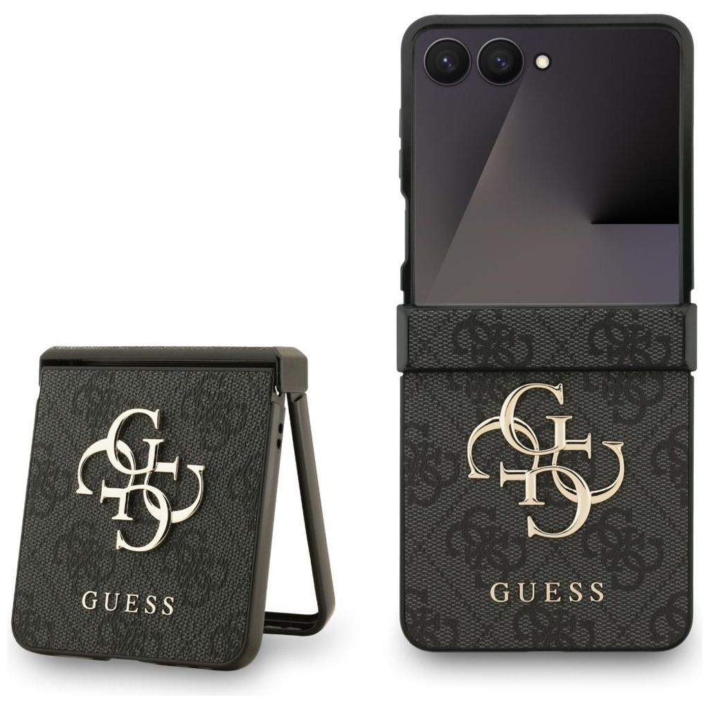 Puzdro na mobilný telefón Guess Galaxy Z Flip7 vzor umelá Obrázok produktu 