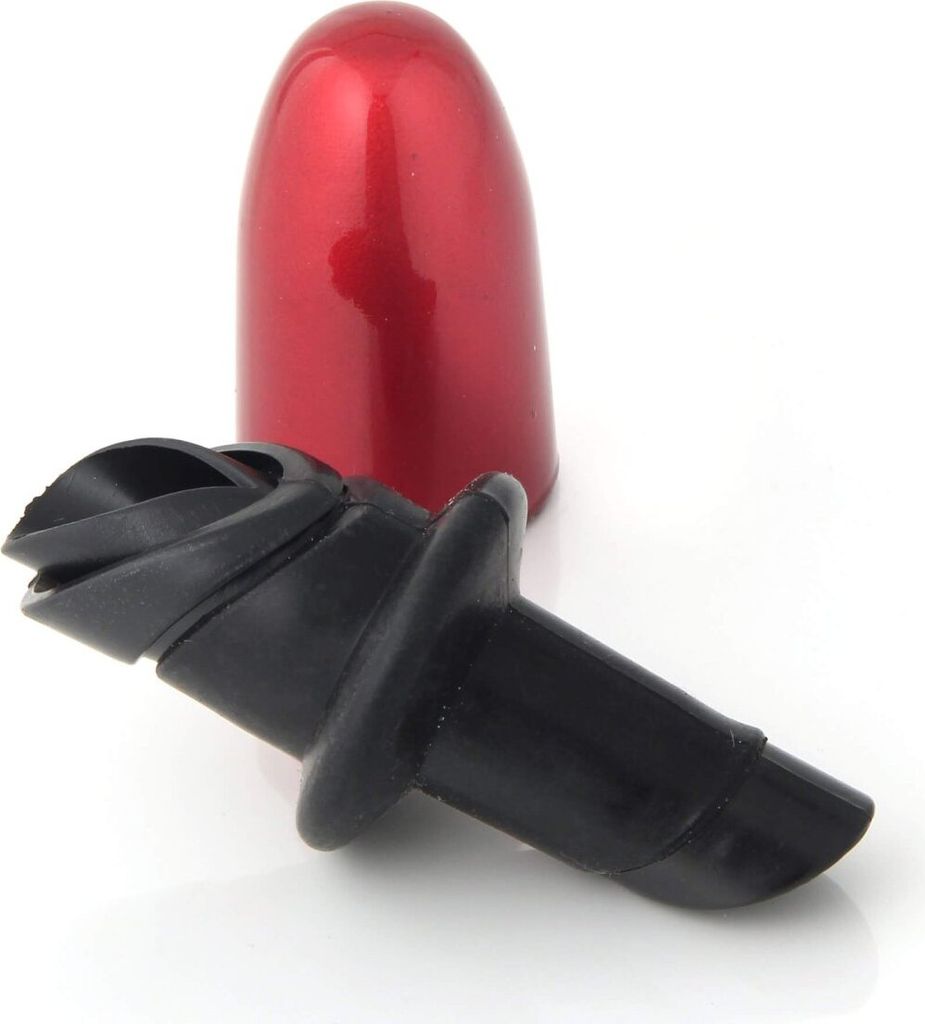 Fackelmann Weinausgießer GRANDCRU, Weinausschenker aus Edelstahl, Ausgießer mit Weinverschluss (Farbe: Silber/Schwarz)