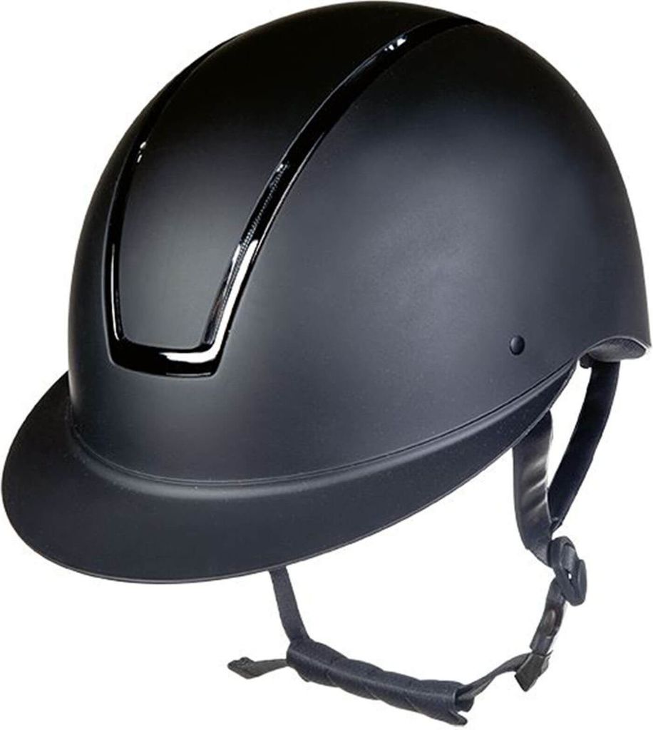 HKM Reithelm Lady Shield Schwarz glänzend L=58-60 cm