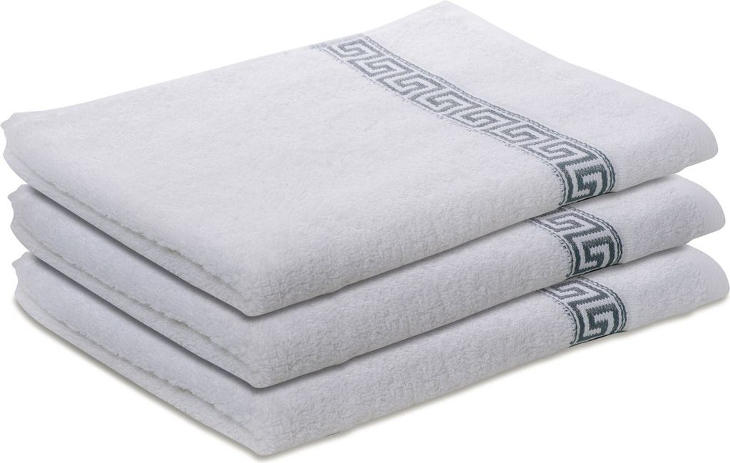 Uterák GREEK 50 x 90 cm biely, 100% bavlna Obrázok produktu 