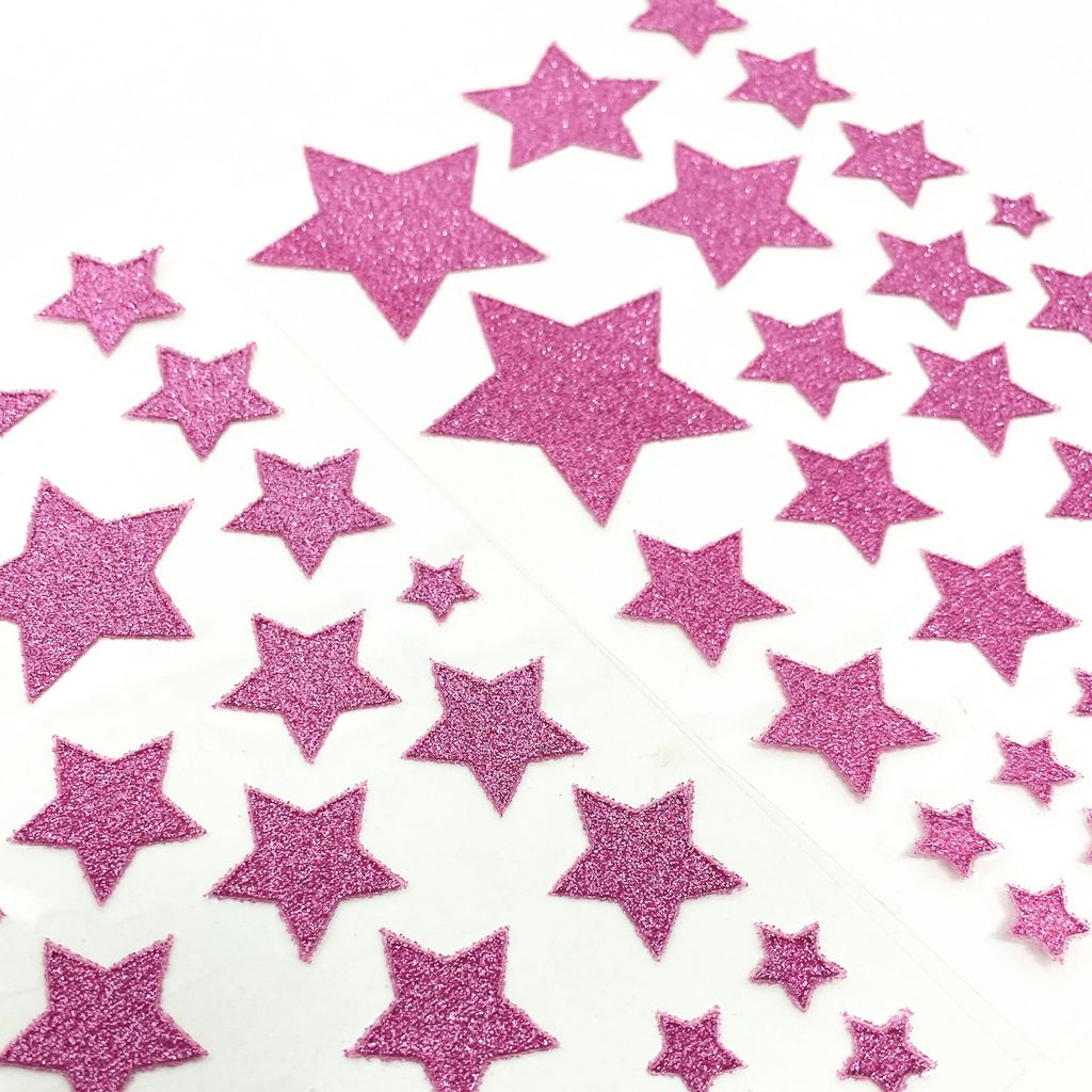 24 Sterne Sticker mit Pailletten Stern Aufkleber Glitzernd Weihnachtsdeko  Deko Weihnachten - gold