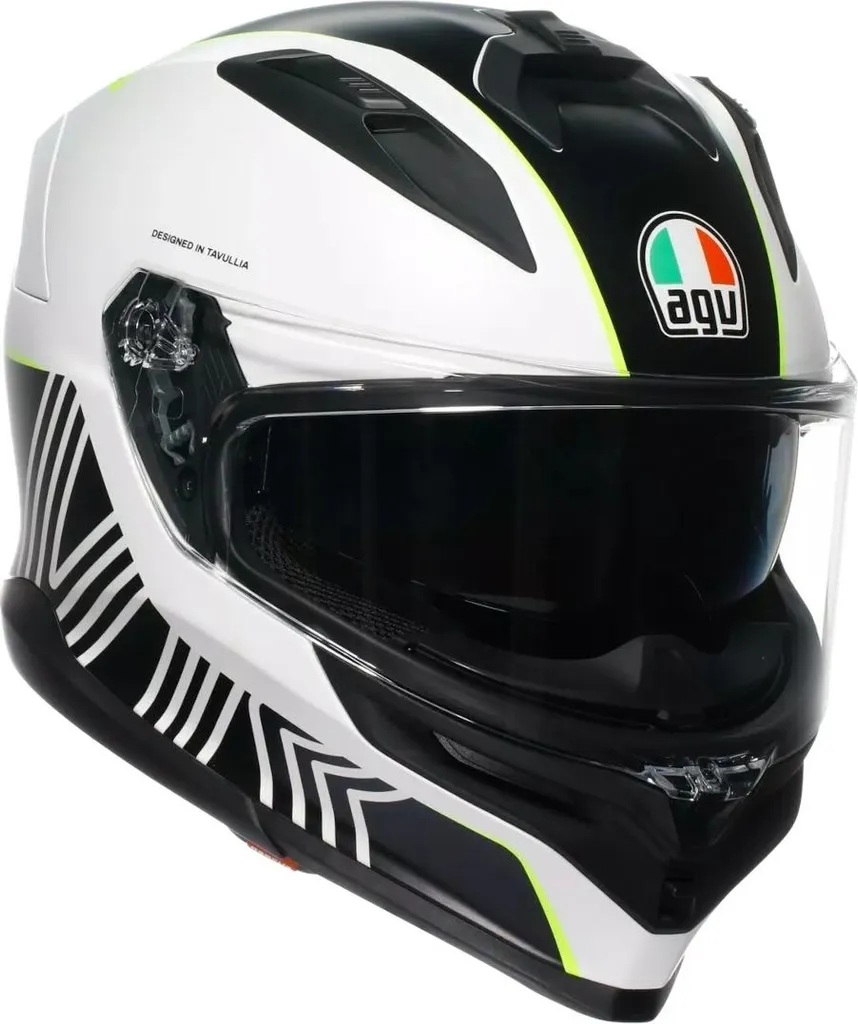 Casque AGV K7 Super 46 avec Visière Panoramique et Design Aérodynamique
