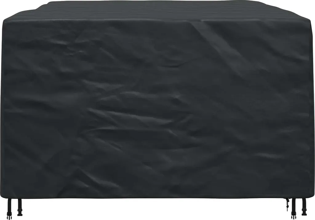 vidaXL Copertura per mobili da giardino nera 240 x 180 x 100 cm 210D - 5