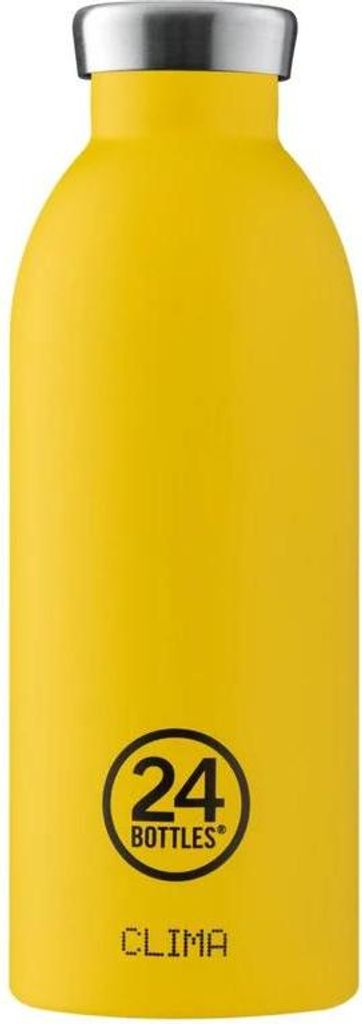 24Bottles Clima, 500 ml, Tägliche Nutzung, Gelb, Edelstahl, Erwachsener, 12 h