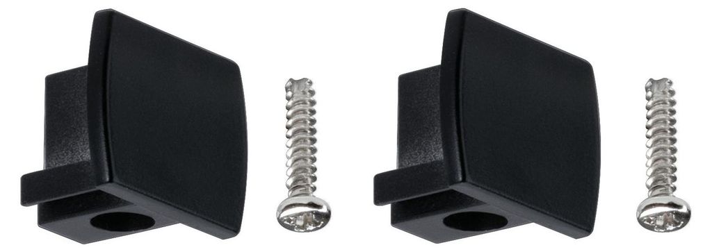 Zestaw 2 łączników URail, zestaw 2 zaślepek, 13 x 21 mm, Zdjęcie produktu 
