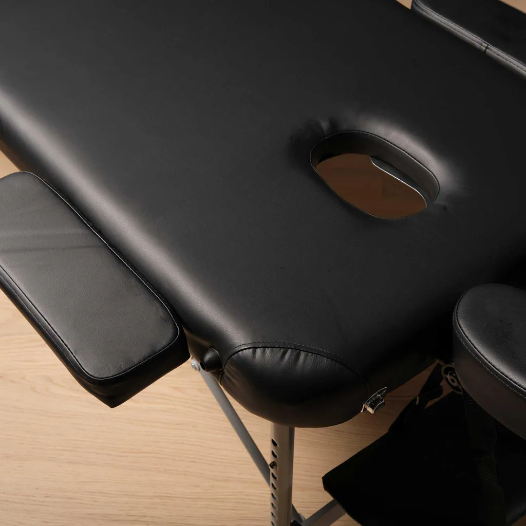 Table de massage stable Core A200 noire : finis les plateaux instables - 3