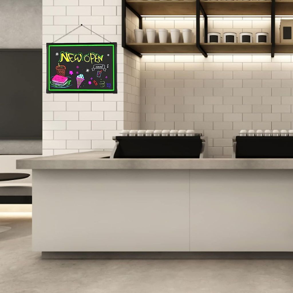 60x80cm Světelná reklamní tabule LED Psaní zpráv s dálkovým Obrázek produktu 8