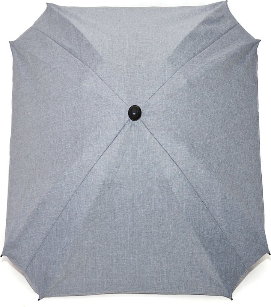 Skyline Sonnenschirm für Kinderwagen flexiblem Befestigungsarm UV-Schutz50+ Sonnensegel Sonnenschutz Kinderwagen-Sonnensegel, Ø70cm, Hellgrau Linen