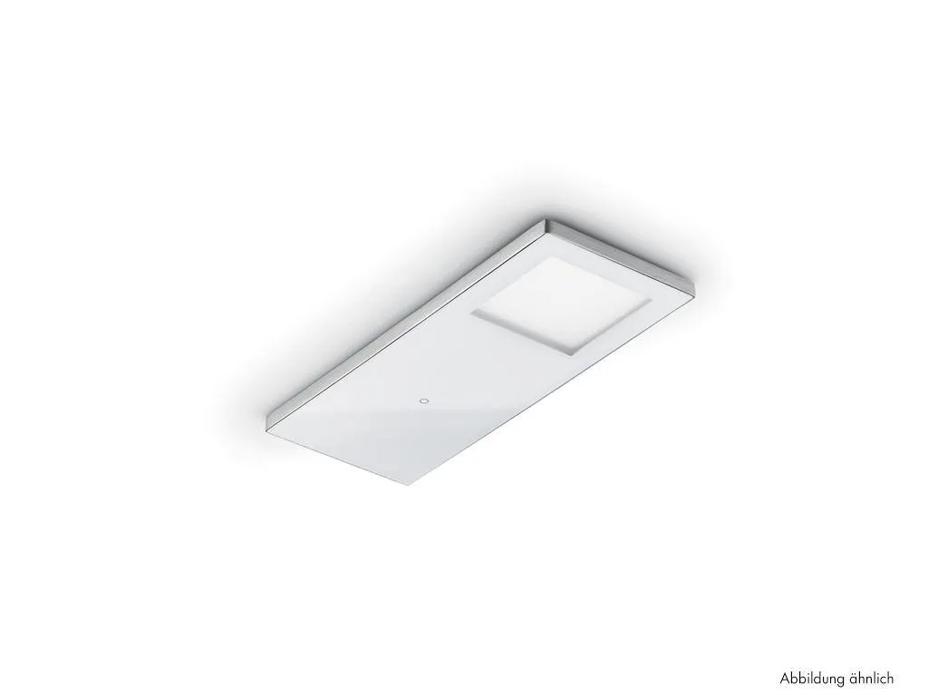 Éclairage LED de Cuisine sous Meuble Set de 2 Spots Noir Naber Vetro