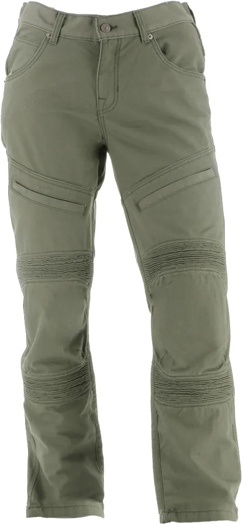 Pantalon de Moto Textile Helstons Roadsign Vert Homme en Taille 43 CE