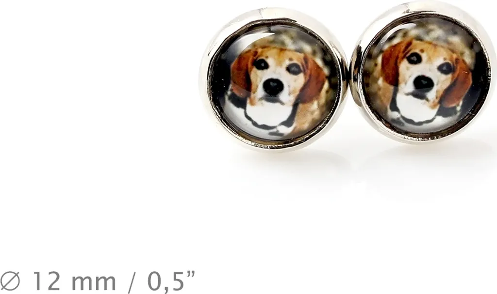 DALANE Acrilico Carino Beagle Cane Orecchini Goccia A Penzoloni Anime Cucciolo Animali Gioielli per Donne Ragazze Bambini Amanti Cani Regali (Marrone
