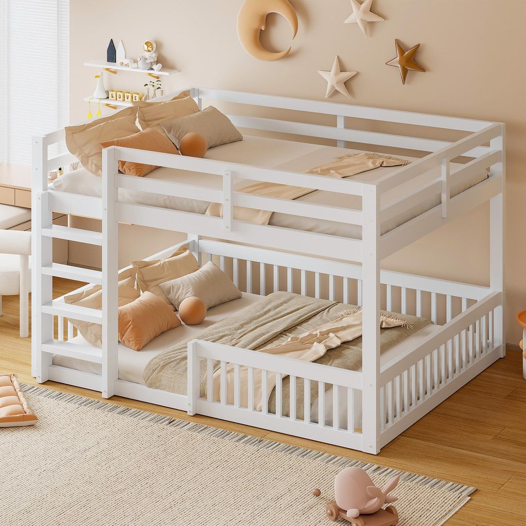 Flieks Etagenbett 160x200cm mit Leiter, Kinderbett Produktbild 