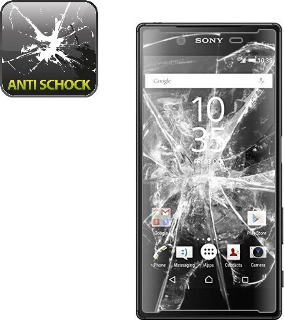4x Panzerfolie für Sony Xperia Z5 Premium ANTI-SCHOCK Displayschutzfolie HD KLAR