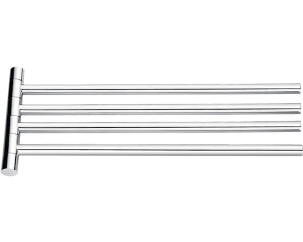 Porte-serviettes 4 branches mobiles Nimco BR 11096-4-26 chrome brillant