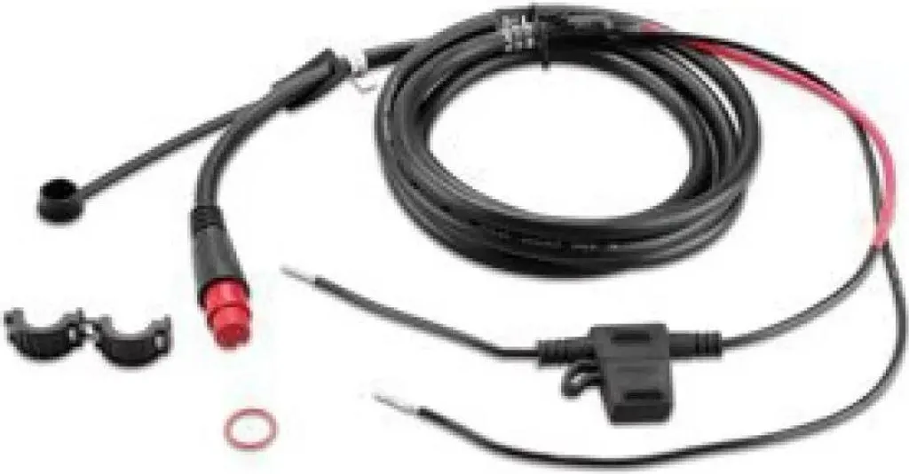 Câble d'Alimentation Garmin Fileté 220V Noir - Connexion Sécurisée