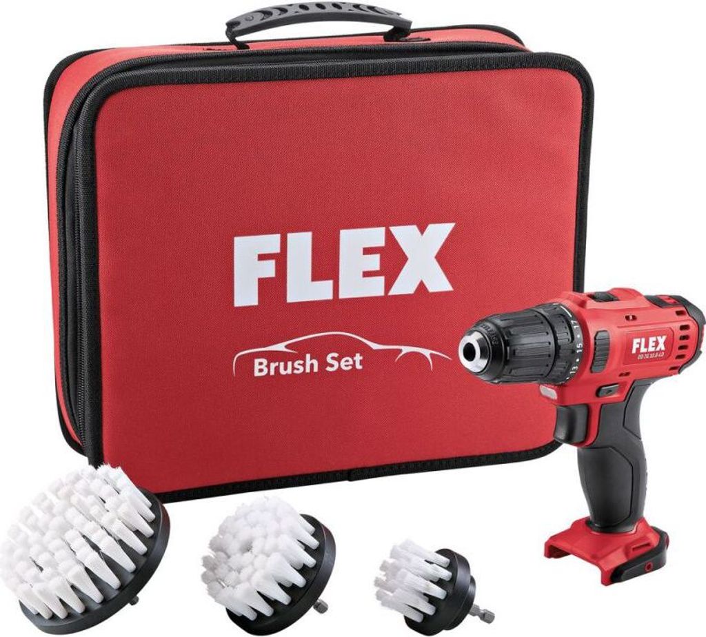 FLEX Akku-Schrauber 10,8 V+Bürstenset DD 2G 10.8 - 530026 Produktbild 