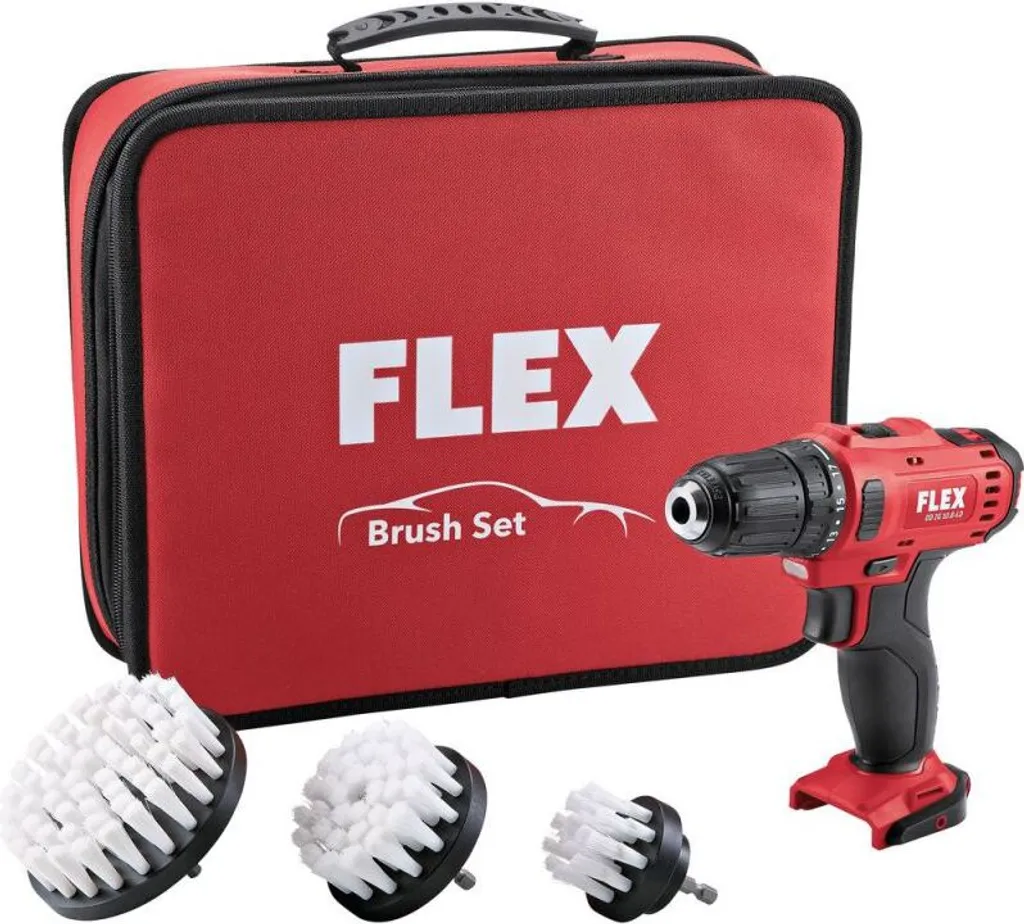 FLEX DD 2G 10.8 Visseuse sans fil 10,8 V avec kit de brosses 530026