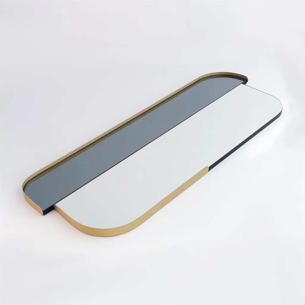 Grand miroir mural rectangulaire doré Day & Night - Skye Decor 60x130