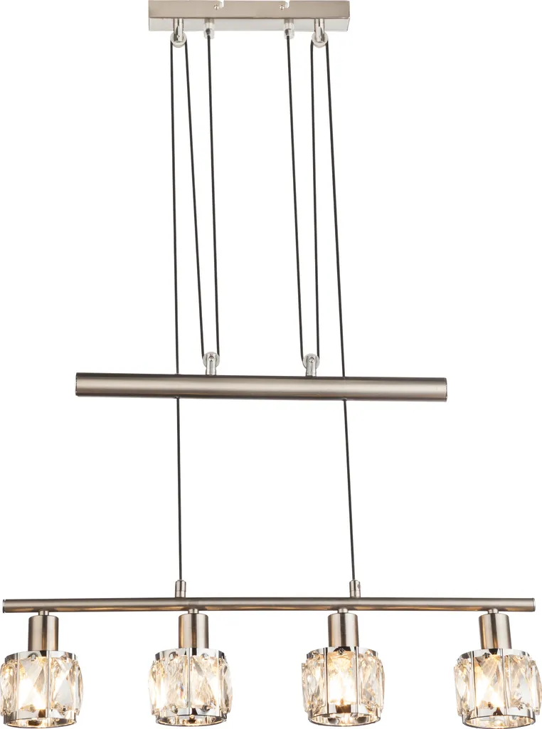 Globo Kris Lampadario Argento Cristallo 60cm - Trend Arredo Casa 2026 - 1