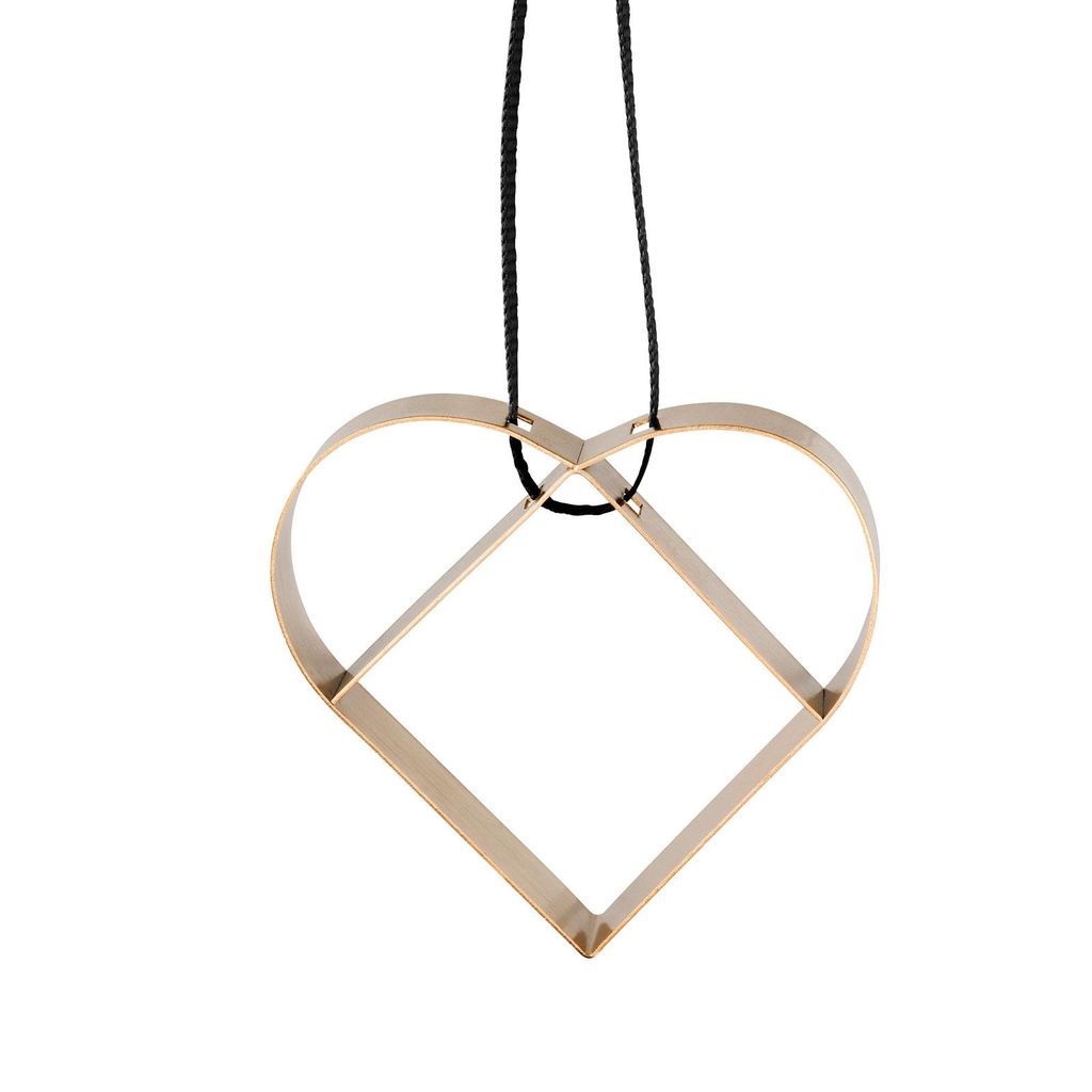 stelton Weihnachtsschmuck Ornament FIGURA Heart S in verschiedenen Ausführungen, Ausführung:FIGURA Heart Soft Schwarz - S