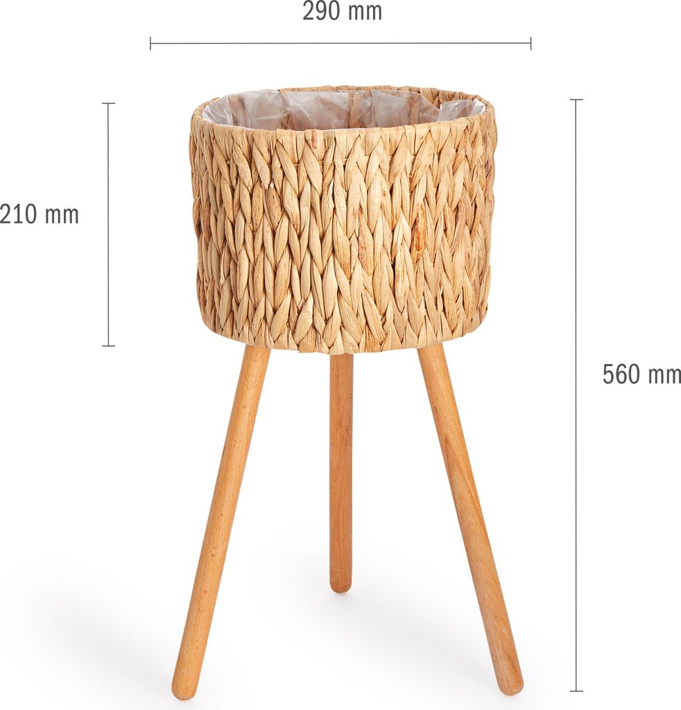 Blumentopf Übertopf Groß Blumenkübel Innen Pflanzentopf Set Produktbild 7