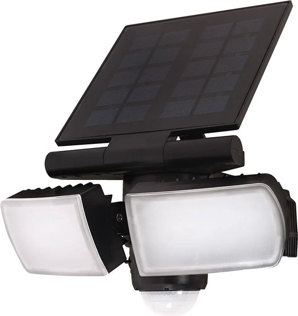 Éclairage solaire LED pour entrée de garage et terrasse 8W avec capteur