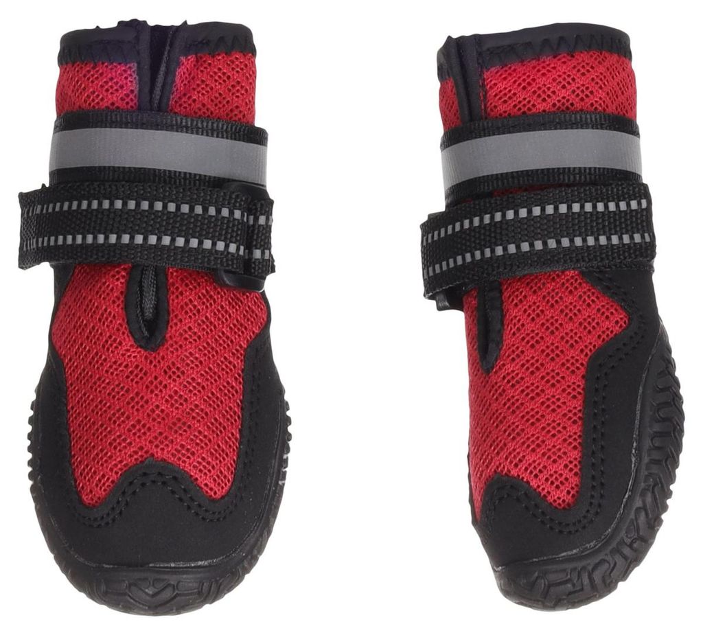 Flamingo Hundeschuhe Gayo rot - 2 Stück, Größe: XXL