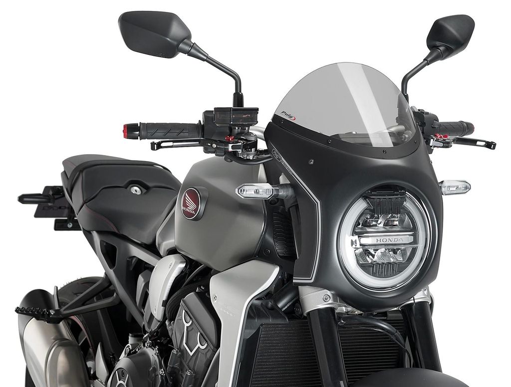 Ecran noir semi-plat PUIG homologué ABE pour Honda Image du produit 