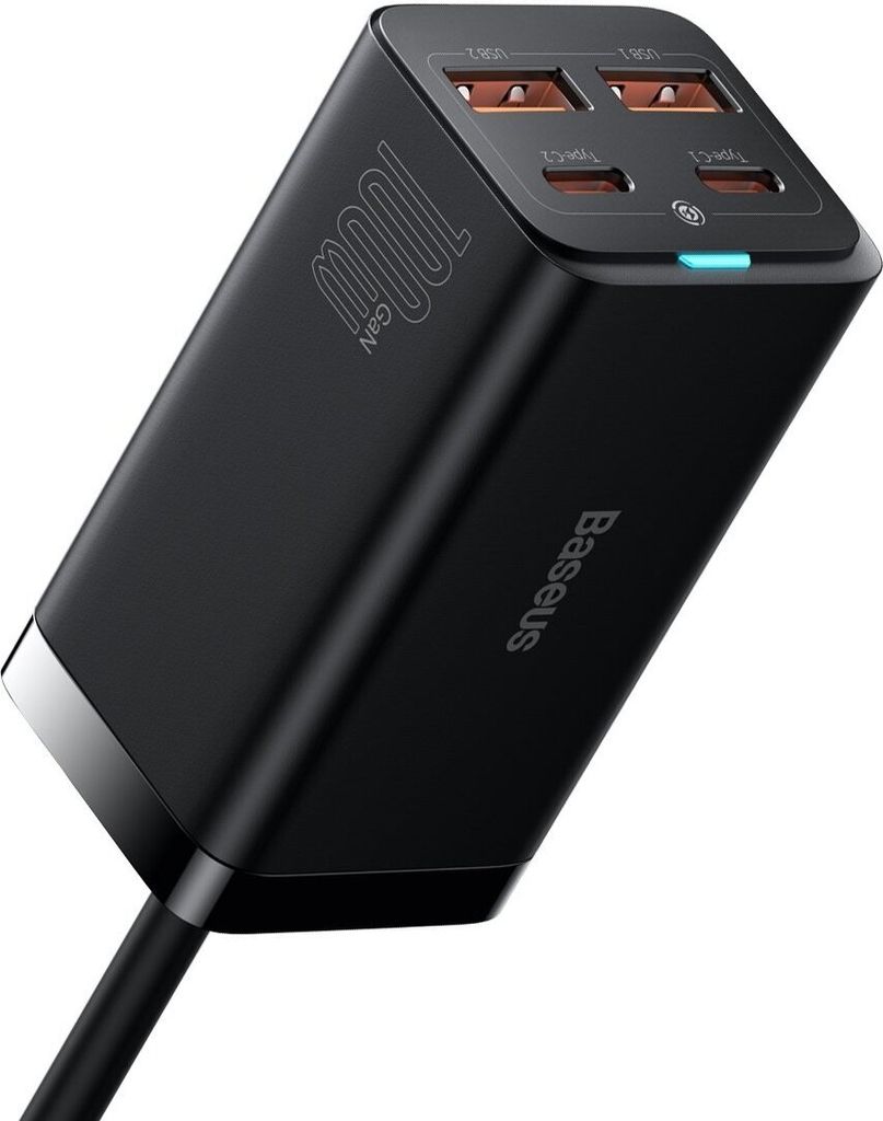Baseus GaN3 Pro Wandladegerät 2xUSB-C + 2xUSB, 100W Produktbild 4