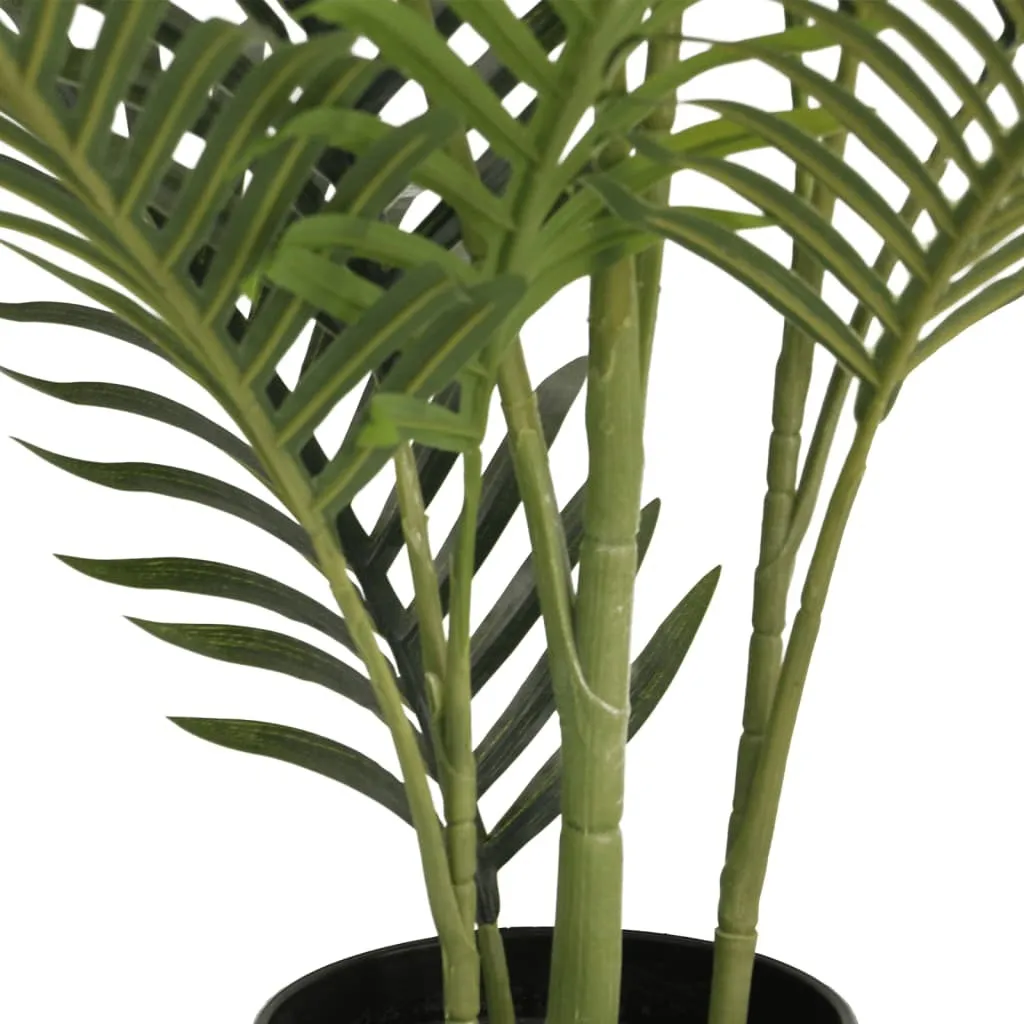 Palma Artificiale SOGUYI 180 Cm Con Fioriera Conica Bianca - Pianta Finta UV Resistente Per Interni/Esterni