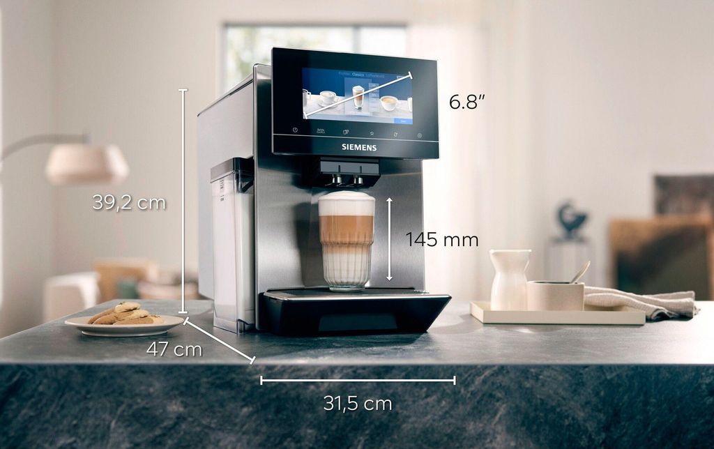 Siemens EQ.900 TQ903D03 Plně automatický kávovar z nerezové Obrázek produktu 5