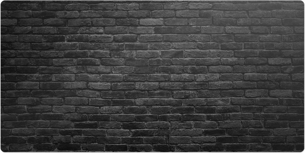 Ziegelmauer– Schreibtischunterlage – Schreibtisch Tischunterlage – 120x60 cm – Unterlage Groß Schreibtischmatte