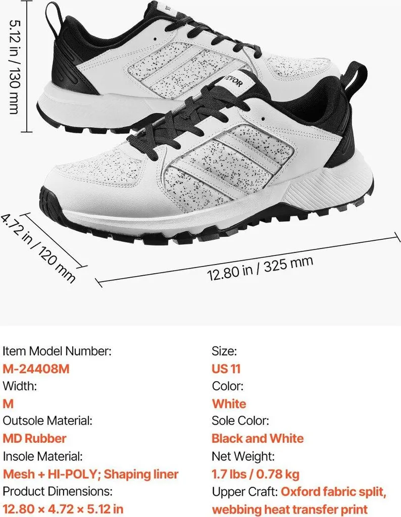 Chaussures de cross training Largeur M Blanc - Baskets Taille UK 10