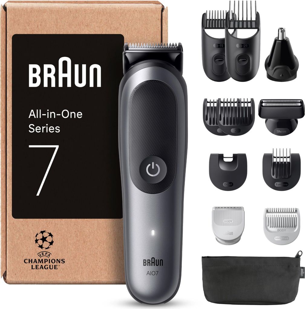 Braun All-in-One Series 7 12in1 Trimmer ProBlade Nasenhaartrimmer Mens Rasur Beauty