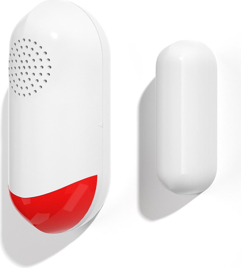 Tür-Fenster-Alarm Haussicherheit Drahtloser Magnetsensor Diebstahlalarm Ton und Licht Intelligente Sprachsteuerung Tuya APP-Steuerung Einfache Ins...