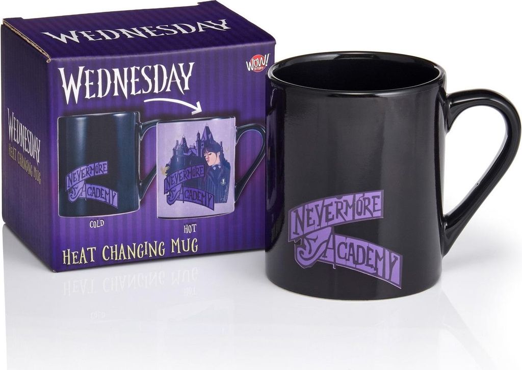 Wednesday Giftable Heat Reveal Mug - Wednesday And Thing