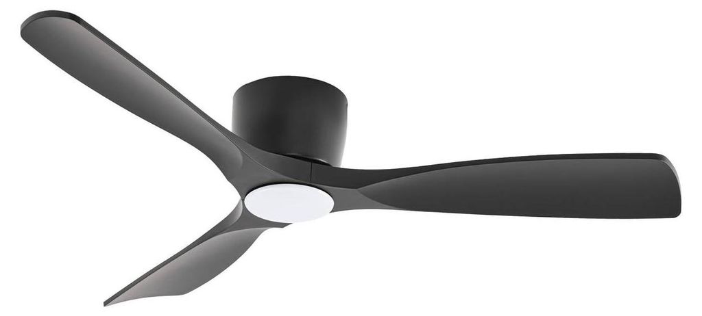 Lucande Smart LED-Deckenventilator Moneno, schwarz, DC, Produktbild 