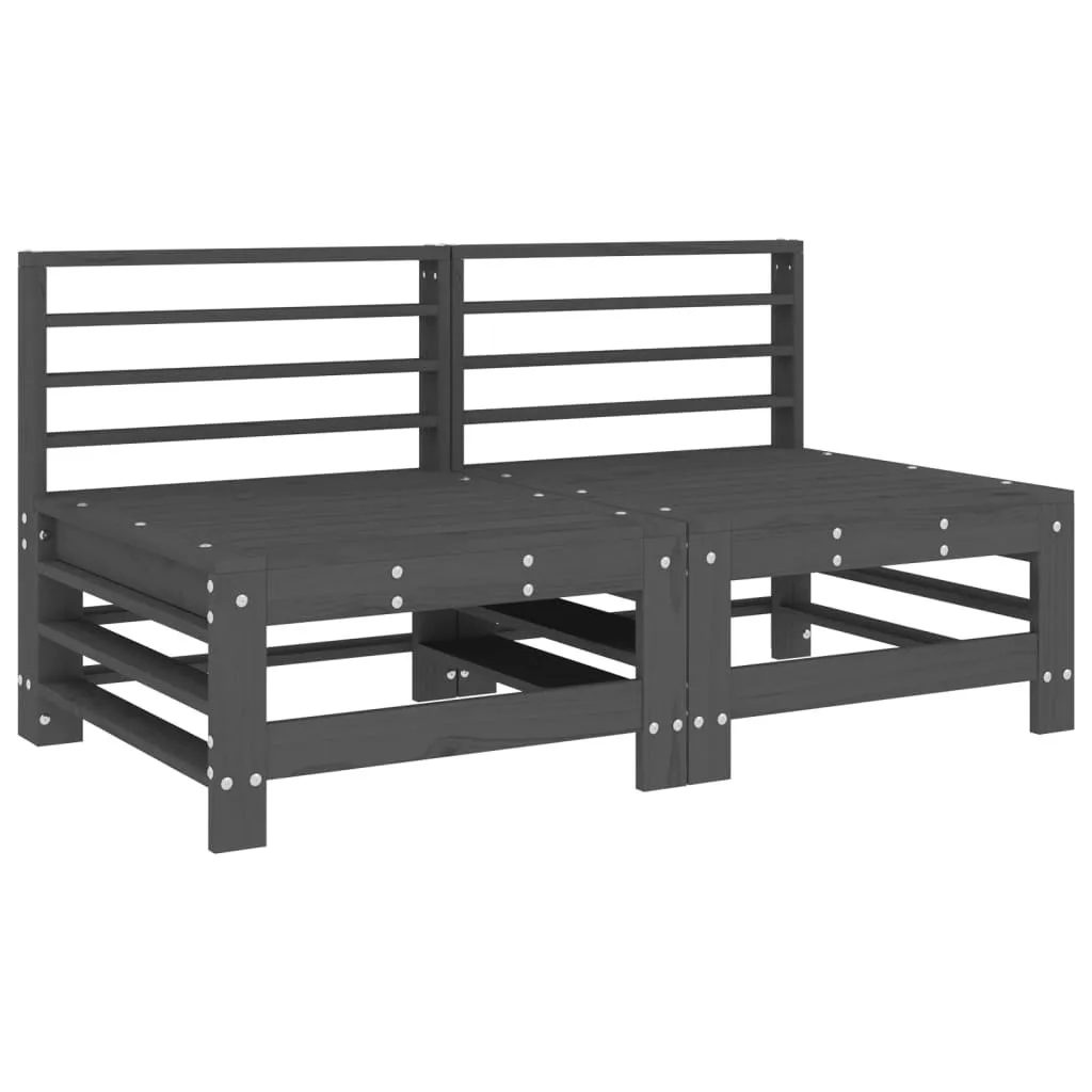 Divano Centro Giardino 2pz Pino Grigio | Arreda il tuo Outdoor con Stile