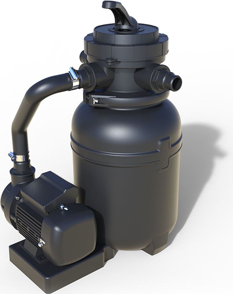 OK-Living Sandfilteranlage , 7000 Liter/Stunde, Schwarz Produktbild 