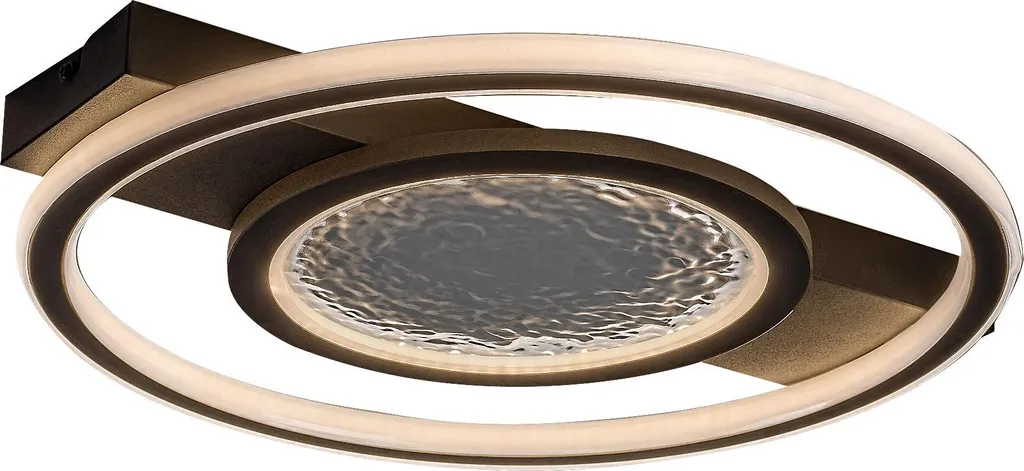 Plafonnier LED 50W Noir Aranis Rabalux 430mm Lumière Chaude 3000K