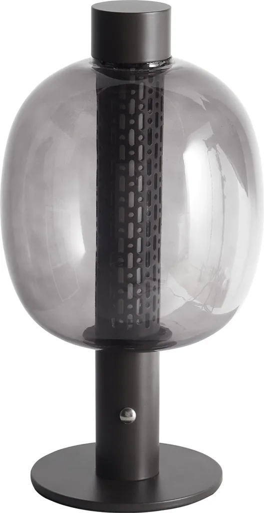 Lampe de Table LED pour Bureau et Salon sans Fil en Aluminium Noir Chic