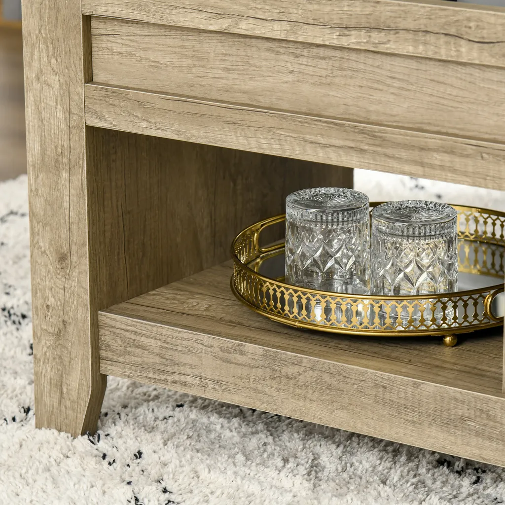 Table Basse Plateau Relevable pour Optimiser l'Espace de son Salon - 10