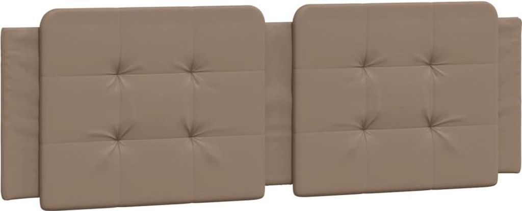 vidaXL Kopfteil-Kissen "Zadar" Cappuccino-Braun 160 cm Kunstleder
